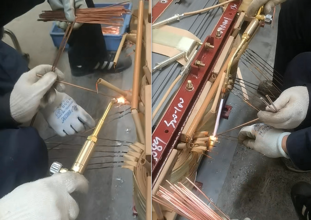 20000型氢氧焊机在吴江变压器应用案例